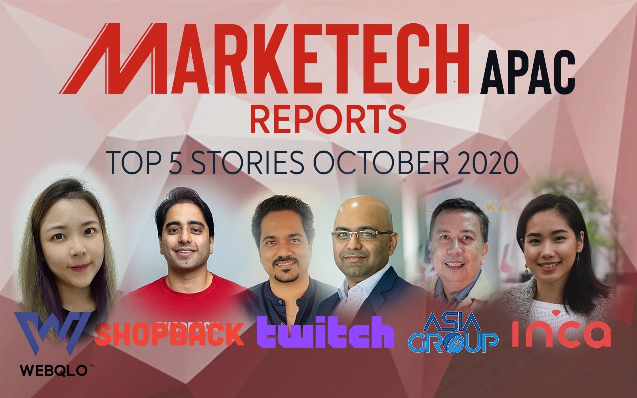 MARKETECH APAC Reports Top 5 Stories October 2020