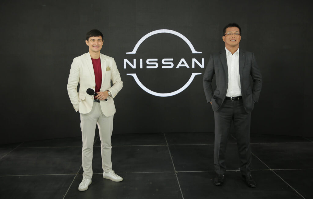 Matteo Guidicelli and Nissan Philippines President/Managing Director Atsushi Najima