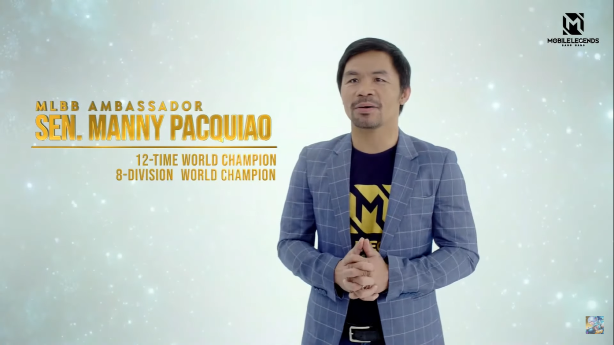 Manny Pacquiao Mobile Legends Ambassador