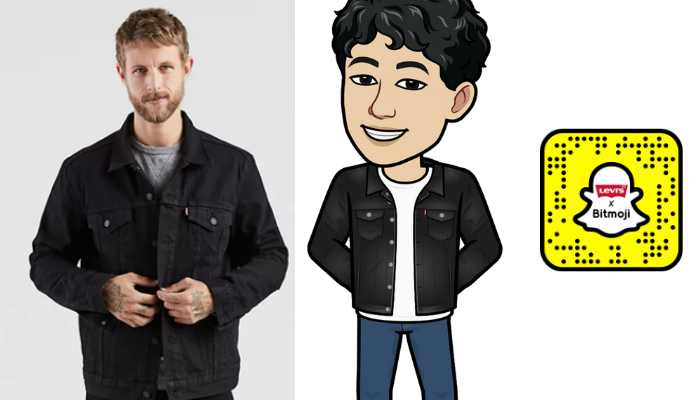 Avatars’ Wardrobe On Bitmoji Snapchat Gets Upgrade With New Levi’s Tie