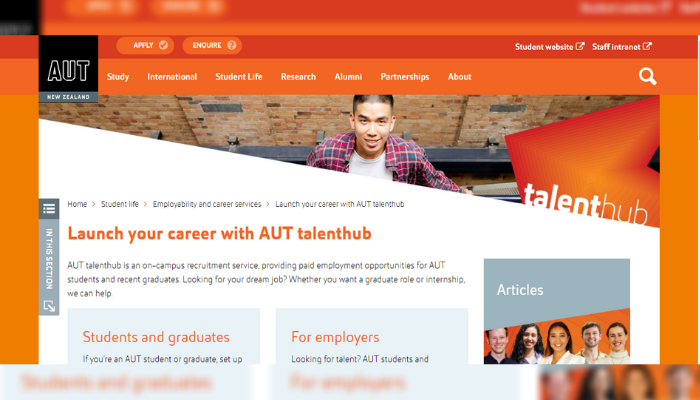 Auckland University of Technology’s recruitment service goes under rebranding