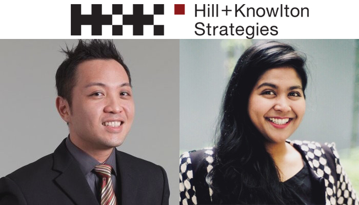 HKSTRATEGIES TWO NEW HIRES SG