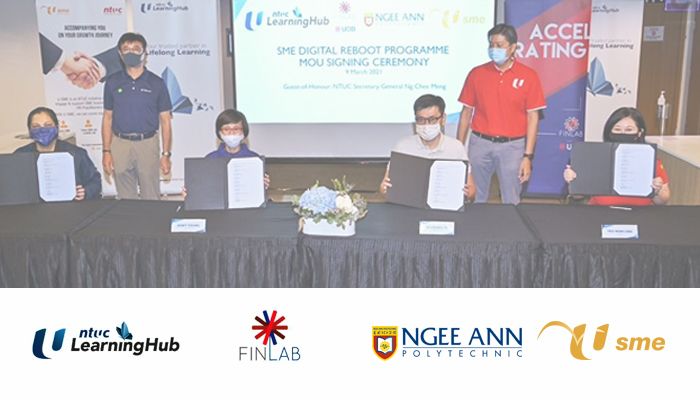 NTUC LHUB teams up with NTUC U SME, The FinLab, NP to launch ‘Reboot’ program for SMEs