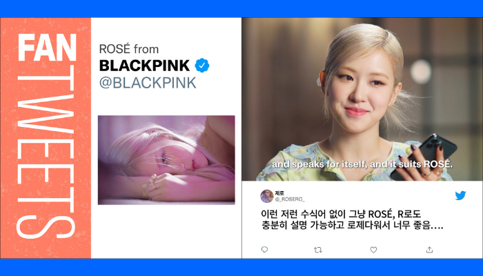 Twitter’s fan engagement feature ventures to K-pop, kicking off with BLACKPINK’s ROSÉ