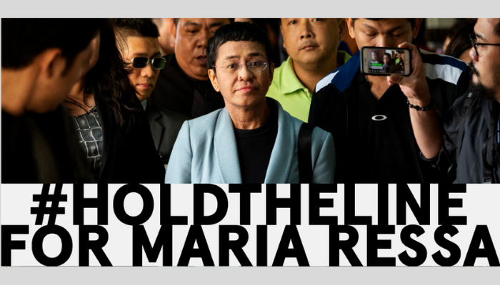#HoldTheLine-For-Maria-Ressa-Reporters-Without-Borders-Solidarity-Campaign