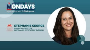 MARKETECH Mondays feat. AIB’s marketing director, Stephanie George