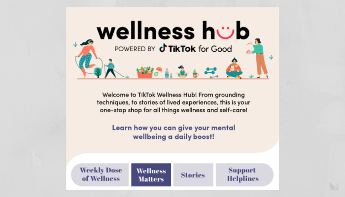 TikTok launches 'Singapore Wellness Hub' in honor of World Mental Health Month