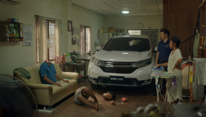 Carsome Thailand’s tongue-in-cheek campaign demonstrates how car sales is easy—quite literally