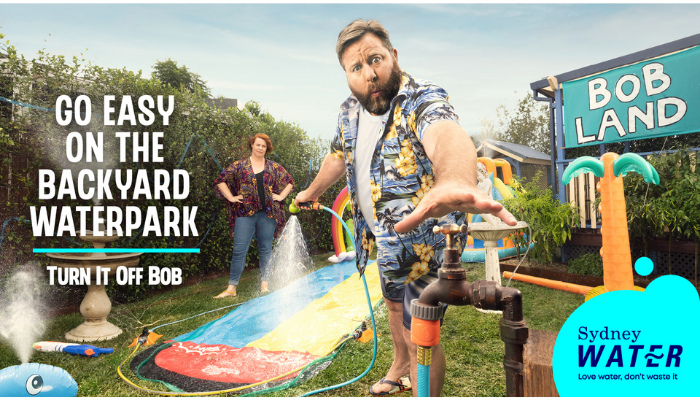 Sydney Water's latest ads a mantra to don't waste water--ever