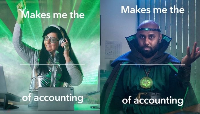 Quickbooks’ latest campaign celebrates the skills of accountants, bookkeepers