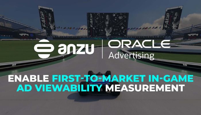 Anzu, Oracle Moat join forces to enable first-to-market viewability measurement for in-game ads