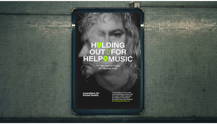 Aussie mental health org makes a point on getting help via ‘music on hold’