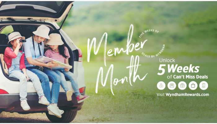 Wyndham Rewards relaunches Member Month for members this March