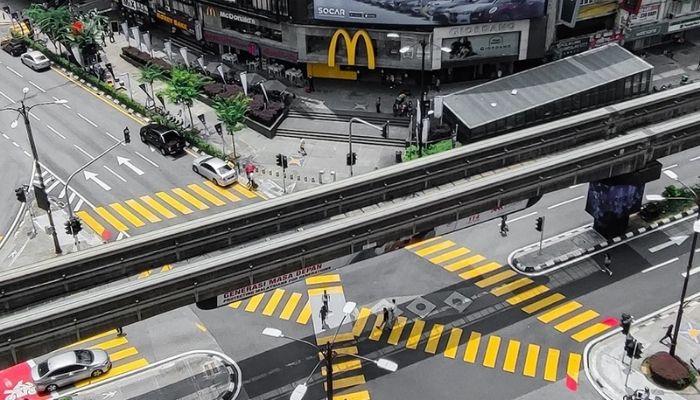 McDonald’s MY lightens up Bukit Bintang crosswalk, one fry at a time