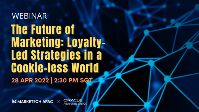 MARKETECH APAC to explore how loyalty marketing can be key to a cookie-less world in upcoming webinar