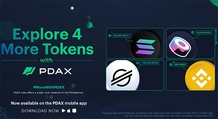 PDAX-four-new-crypto-coins