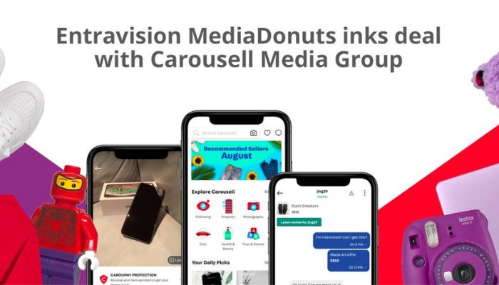 Entravision MediaDonuts partners with Carousell Media Group