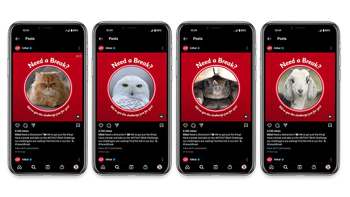 KitKat launches an AI-powered staring contest for its latest campaign