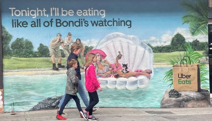Uber Eats’ ‘Tonight I’ll Be Eating’ campaign launches mural OOH campaign in AU