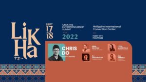 Emmy award-winning designer Chris Do Topbills Likha Creative Entrepreneur Summit in Manila on September
