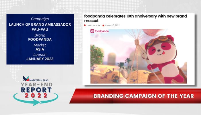 Branding Campaign of the Year: Pau-Pau, foodpanda’s brand ambassador