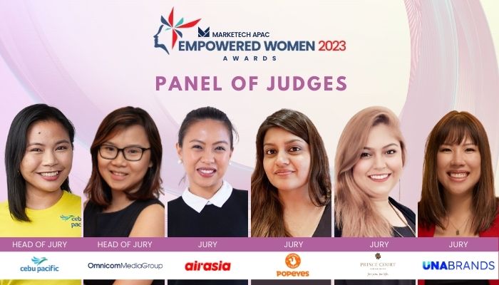 OMG’s, Cebu Pacific Air’s women marketing leaders to lead jury panel of MARKETECH APAC’s Empowered Women Awards for 2023