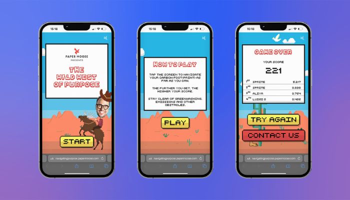 Paper Moose’s humorous 8-bit mobile game highlights importance of purpose-led advertising