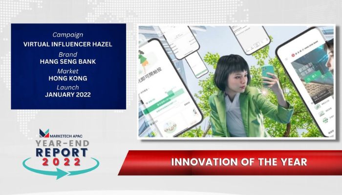 Innovation of the Year: Hang Seng Bank’s virtual influencer Hazel