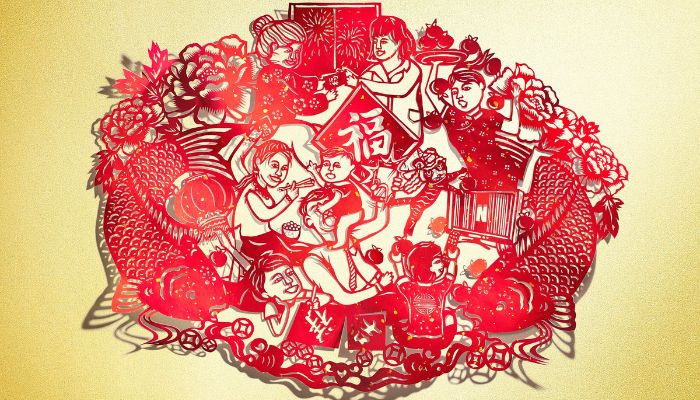 Bespoke papercut artwork to be brought on a digital screen in Netflix’s CNY campaign