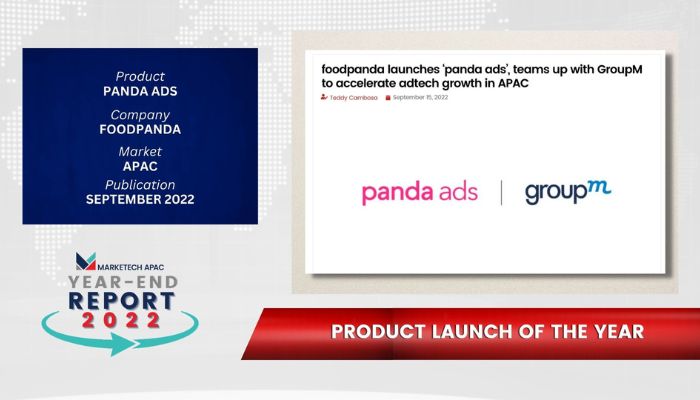 Product Launch of the Year: foodpanda’s launch of ‘panda ads’