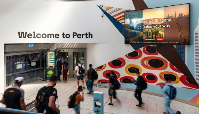 Perth Airport extends partnership with JCDecaux, to upgrade digital assets