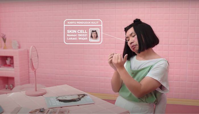 This ad by an Indonesian skincare brand shows it’s possible to calm an angry skin cell