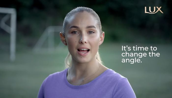 Beauty brand Lux’s latest campaign encourages sports media to do better in covering female athletes