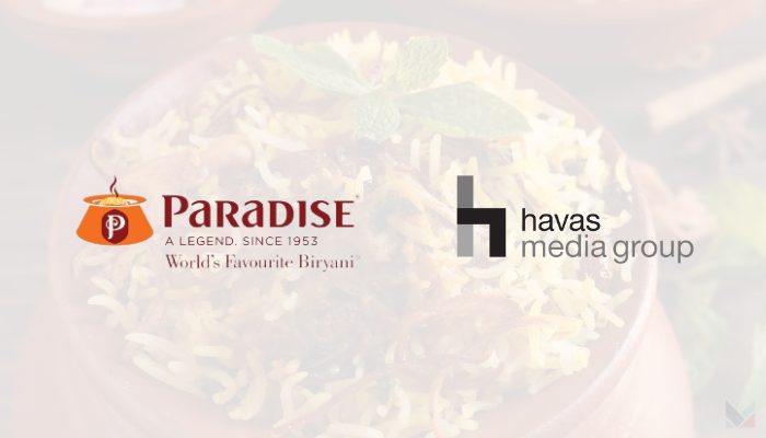 Paradise Biryani hands integrated media mandate to Havas Media Group India