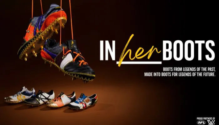 Johnnie Walker steps up AFLW campaign with boot collection inspired by women trailblazers via Leo Burnett