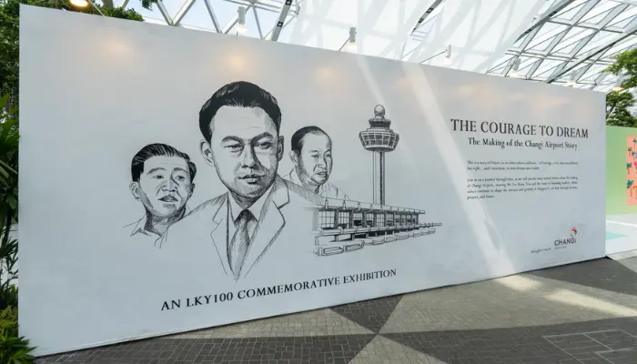 Changi Airport gives tribute to former Prime Minister Lee Kuan Yew’s contributions through immersive exhibit