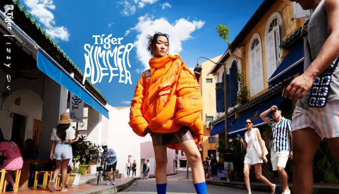 Tiger Beer literally keeps it cool with bespoke puffer jacket collaboration