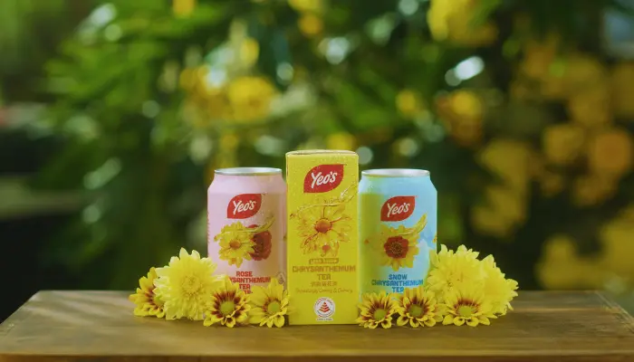Beverage brand Yeo’s refreshed brand identity puts focus on drink’s vibrant aura