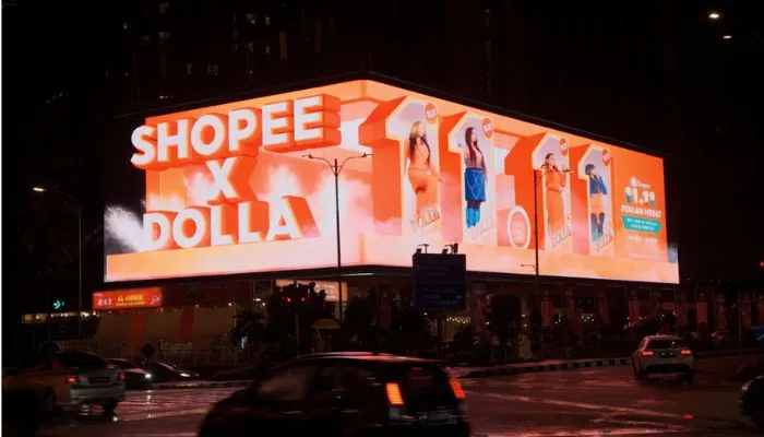 Shopee unveils 3D billboard runway show for shopping festival in Malaysia