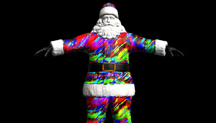 Amplify dons the holiday creative spirit by developing a suit prototype for Santa to elude facial recognition