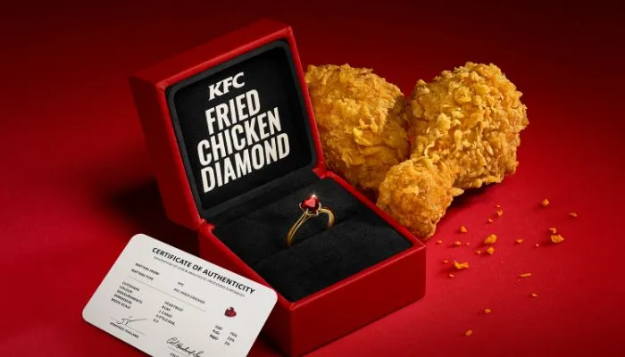 KFC Thailand invites couples to ‘put a fried chicken ring on it’ in new finger-lickin’ Valentine’s Day campaign