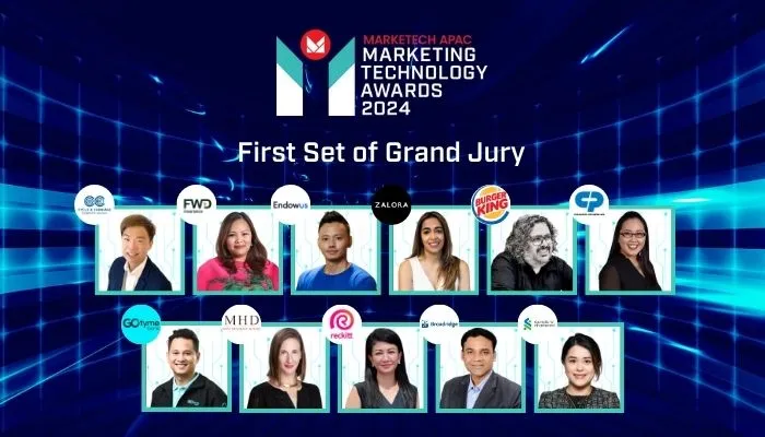 Top marketing leaders in APAC join first line up of jury panel for MARKETECH APAC’s Marketing Technology Awards 2024
