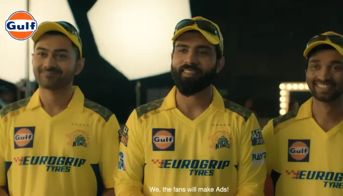 Gulf Oil puts the spotlight on the fans in latest campaign with cricket team Chennai Super Kings