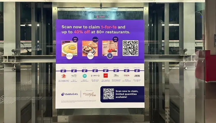 Oddle Eats collaborates with Stellar Ace and OtterHalf to launch latest OOH ad campaign