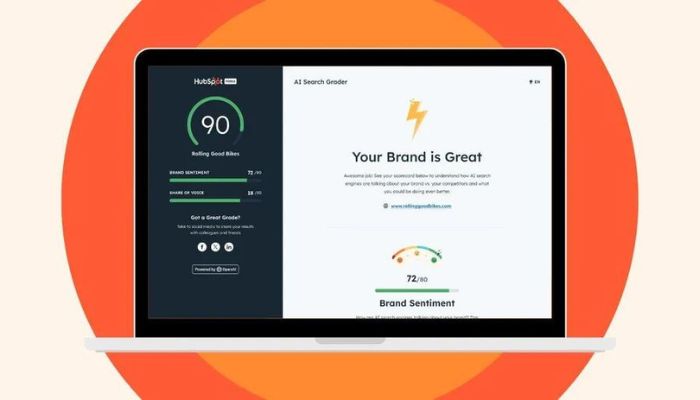 AI search grader hubspot