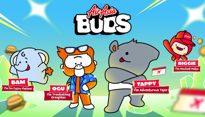 AirAsia brand co. join forces with Moonbug, MiraiLab to promote AirAsia Buds