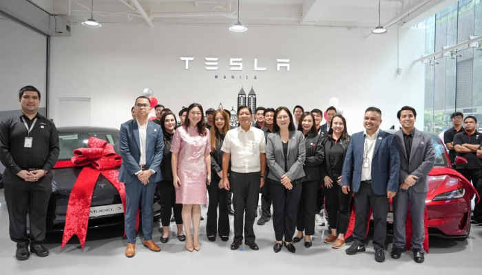 Tesla opens headquarters in PH; urged to manufacture EVs locally by PH president