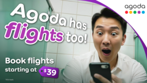 Agoda launches first brand campaign highlighting flight offerings in Singapore with AI-powered commercials