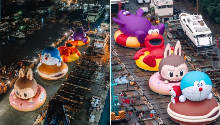 ARR HK Victoria Harbour inflatables