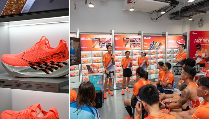 xtep running club singapore launch